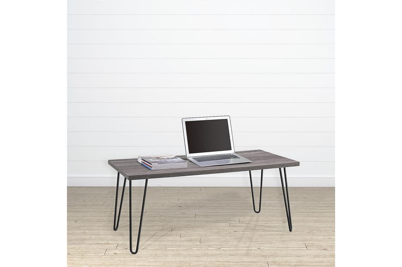 Owen Sofabord 107 cm Grå/Svart - Dorel Home - Møbler - Bord - Sofabord & salongbord