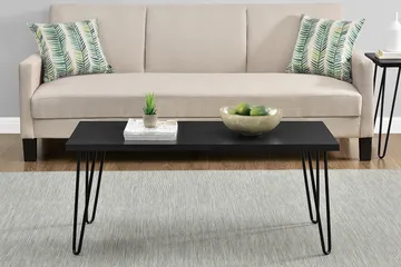 Owen Sofabord 107 cm Svart - Dorel Home - Møbler - Bord - Sofabord & salongbord