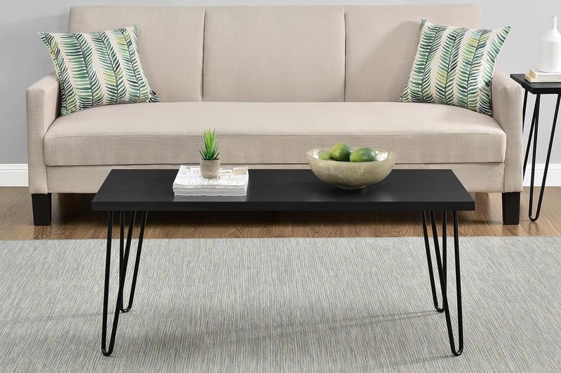 Owen Sofabord 107 cm Svart - Dorel Home - Møbler - Bord - Sofabord & salongbord
