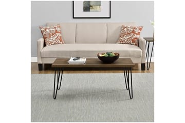 Owen Sofabord 107 cm Valnøttsbrun/Svart - Dorel Home - Møbler - Bord - Sofabord & salongbord