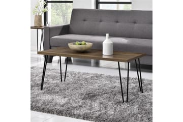 Owen Sofabord 107 cm Valnøttsbrun/Svart - Dorel Home - Møbler - Bord - Sofabord & salongbord