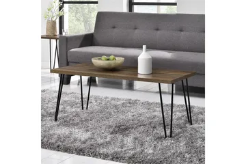 Owen Sofabord 107 cm Valnøttsbrun/Svart - Dorel Home - Møbler - Bord - Sofabord & salongbord