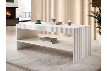 Pafos Sofabord Rektangulært Hvit - Møbler - Bord - Sofabord & salongbord