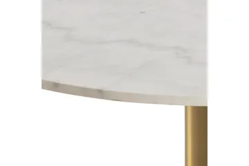 Palisades Sofabord 80 cm Rund - Hvid - Møbler - Bord - Sofabord & salongbord