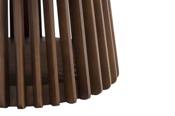 Peyra Rundt Sofabord 86 cm - Valnøtt - Møbler - Bord - Sofabord & salongbord