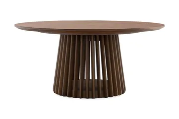 Peyra Rundt Sofabord 86 cm - Valnøtt - Møbler - Bord - Sofabord & salongbord