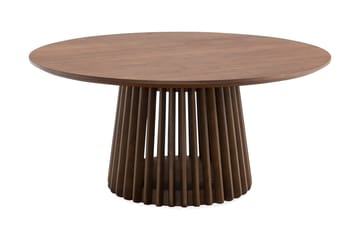 Peyra Rundt Sofabord 86 cm - Valnøtt - Møbler - Bord - Sofabord & salongbord