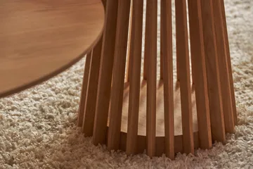 Peyra Sofabord 60 cm Rundt Eik - Natur - Møbler - Bord - Sofabord & salongbord