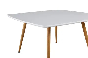 Plaza Sofabord 80x80 cm - Vit - Møbler - Bord - Sofabord & salongbord