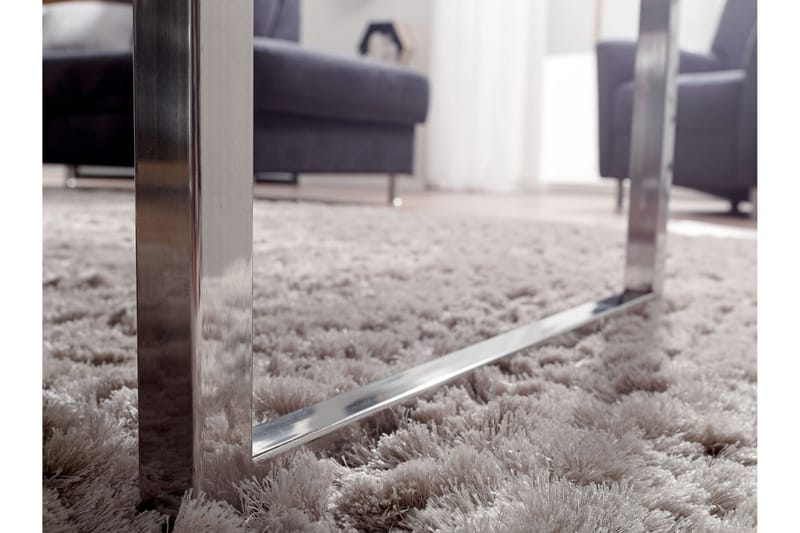 Plessey Sofabord 120 cm - Massivt Tre/Krom - Møbler - Bord - Sofabord & salongbord
