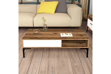 Poko Sofabord 105x32,6x105 cm - Brun - Møbler - Bord - Sofabord & salongbord