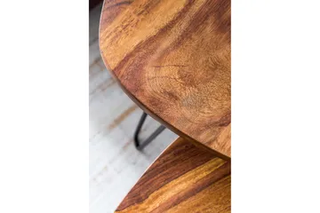 Portuondo Settbord 2-pk 60 cm - Brun - Møbler - Bord - Sofabord & salongbord