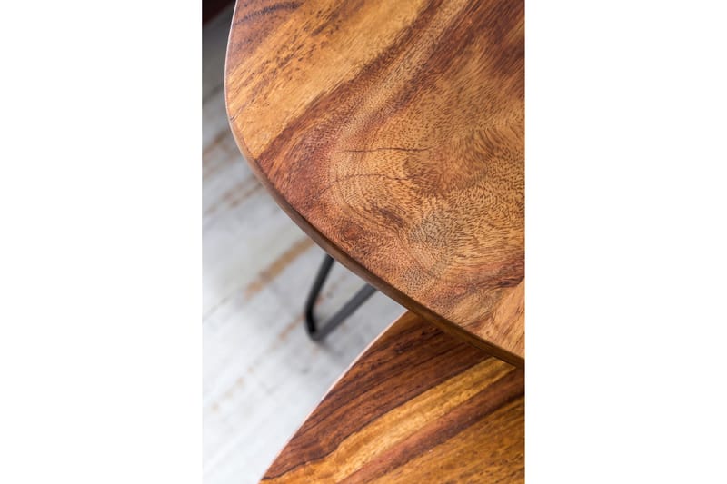 Portuondo Settbord 2-pk 60 cm - Brun - Møbler - Bord - Sofabord & salongbord