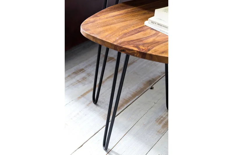 Portuondo Settbord 2-pk 60 cm - Brun - Møbler - Bord - Sofabord & salongbord