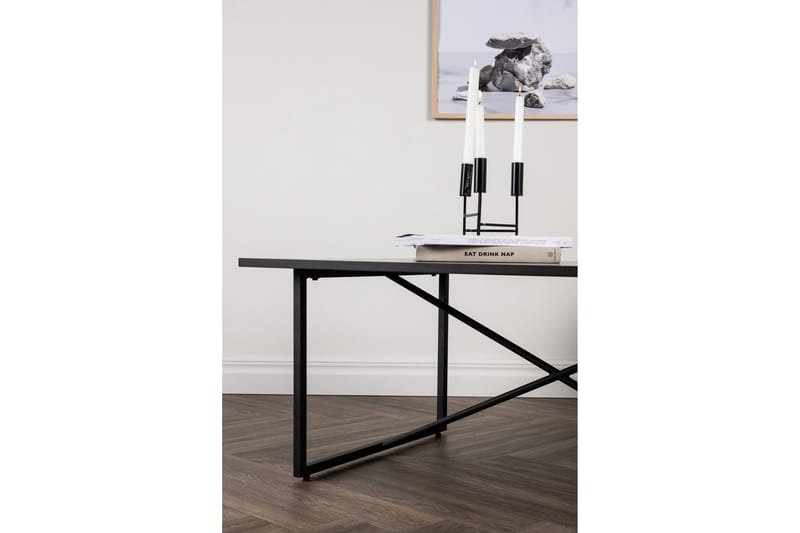 Pryor Sofabord 110x70x45 cm - Sort - Møbler - Bord - Sofabord & salongbord