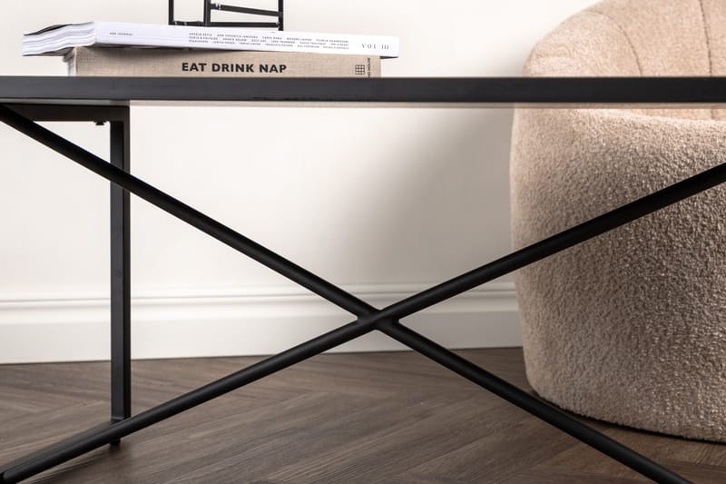 Pryor Sofabord 110x70x45 cm - Sort - Møbler - Bord - Sofabord & salongbord