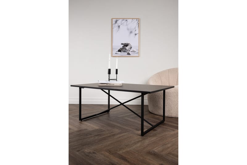Pryor Sofabord 110x70x45 cm - Sort - Møbler - Bord - Sofabord & salongbord