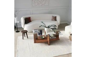 Puijas Sofabord 105x40x105 cm - Brun - Møbler - Bord - Sofabord & salongbord