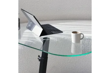 Puntoz Sofabord 70x35x70 cm Oval - Svart - Møbler - Bord - Sofabord & salongbord