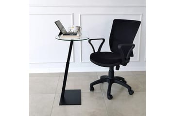 Puntoz Sofabord 70x35x70 cm Oval - Svart - Møbler - Bord - Sofabord & salongbord