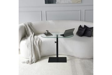 Puntoz Sofabord 70x35x70 cm Oval - Svart - Møbler - Bord - Sofabord & salongbord