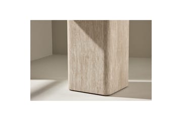 Sofabord Qvart - Beige, 50x50x56 - Møbler - Bord - Sofabord & salongbord