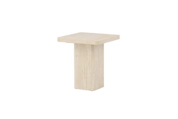 Sofabord Qvart - Beige, 50x50x56 - Møbler - Bord - Sofabord & salongbord
