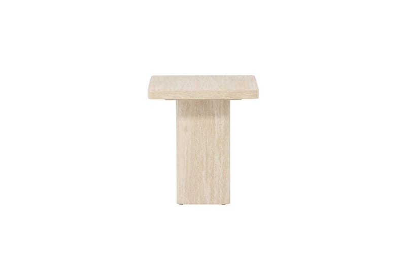 Sofabord Qvart - Beige, 50x50x56 - Møbler - Bord - Sofabord & salongbord