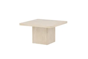 Sofabord Qvart - Beige, 80x80x46 - Møbler - Bord - Sofabord & salongbord