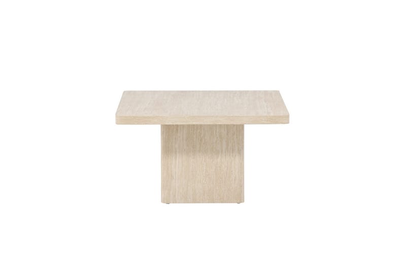 Sofabord Qvart - Beige, 80x80x46 - Møbler - Bord - Sofabord & salongbord