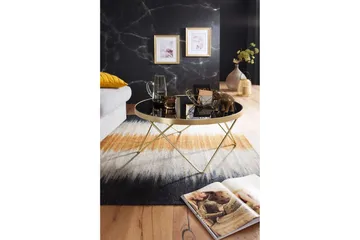 Reineck Sofabord 82 cm Rundt - Svart/Gull - Møbler - Bord - Sofabord & salongbord