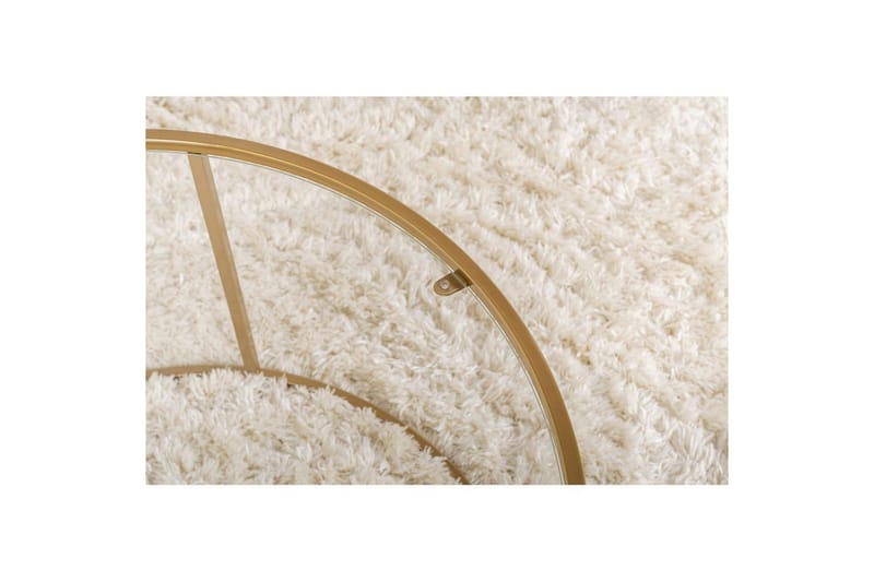 Sofabord Rikiya Gulltransparent - Gulltransparent - Møbler - Bord - Sofabord & salongbord