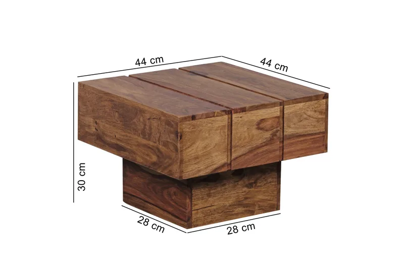 Rinaldi Sofabord 44 cm - Massivt Tre - Møbler - Bord - Sofabord & salongbord