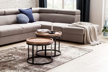 Risien Settbord 2-pk - Brun - Møbler - Bord - Sofabord & salongbord