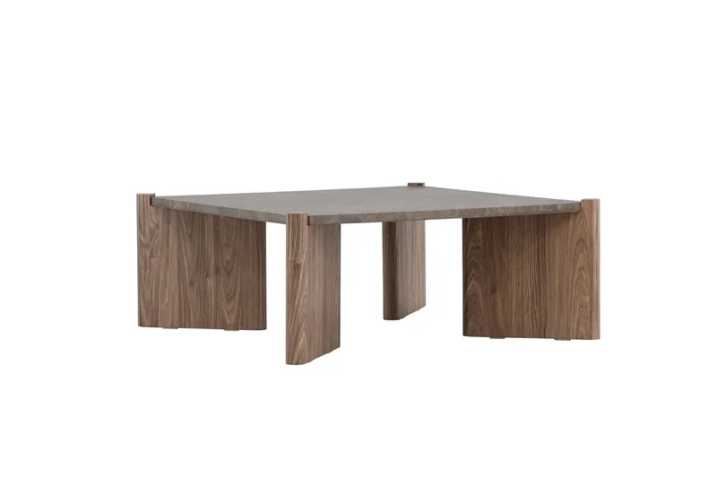 Rogaland Sofabord 100x100 cm - Brun - Møbler - Bord - Sofabord & salongbord