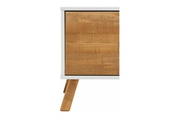 Ronith Sofabord 100 cm - Hvit/Natur - Møbler - Bord - Sofabord & salongbord