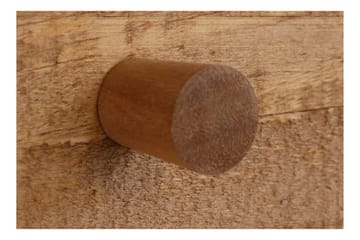 Ronith Sofabord 100 cm - Hvit/Natur - Møbler - Bord - Sofabord & salongbord