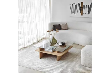 Sofabord Rubby Kvadrat Sudamal / Transparent - Sudamal / Transparent - Møbler - Bord - Sofabord & salongbord