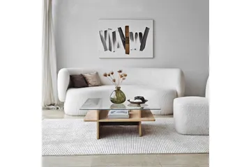 Sofabord Rubby Kvadrat Sudamal / Transparent - Sudamal / Transparent - Møbler - Bord - Sofabord & salongbord