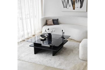 Sofabord Rubby Kvadrat Svart / Røyk - Svart / Røyk - Møbler - Bord - Sofabord & salongbord