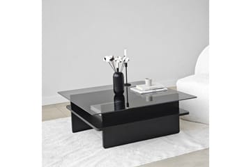 Sofabord Rubby Kvadrat Svart / Røyk - Svart / Røyk - Møbler - Bord - Sofabord & salongbord