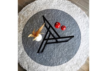 Sabani Sofabord 75 cm Rundt X-formede Ben - Grå - Møbler - Bord - Sofabord & salongbord