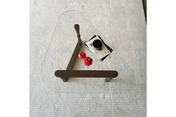 Sabani Sofabord 96 cm Trekantete - Valnøttbrun - Møbler - Bord - Sofabord & salongbord