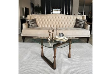 Sabani Sofabord 96 cm Trekantete - Valnøttbrun - Møbler - Bord - Sofabord & salongbord