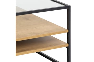 Sakila Sofabord 80x80 cm - Transparent - Møbler - Bord - Sofabord & salongbord