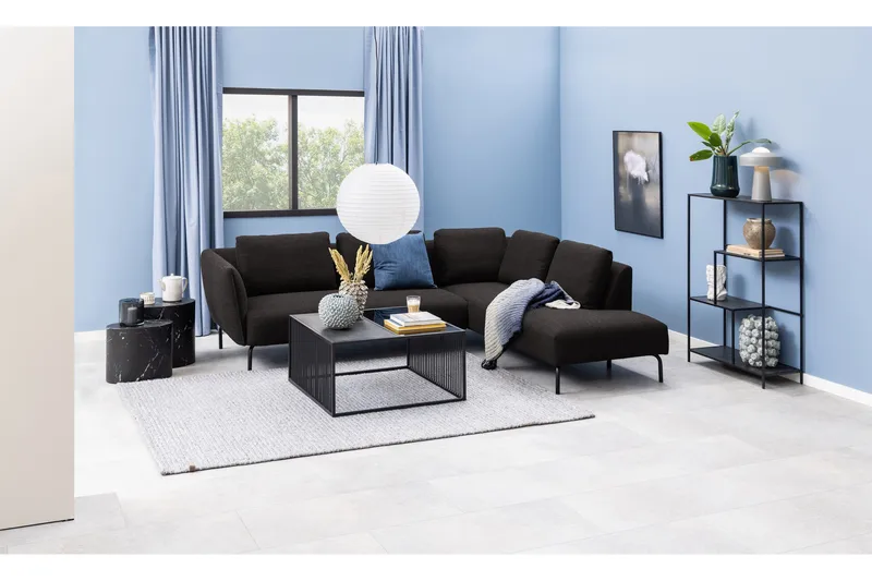 Saklani Sofabord 80x80 cm - Sort - Møbler - Bord - Sofabord & salongbord