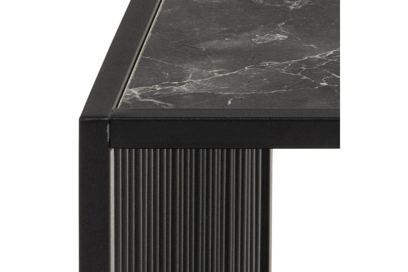 Saklani Sofabord 80x80 cm - Sort - Møbler - Bord - Sofabord & salongbord