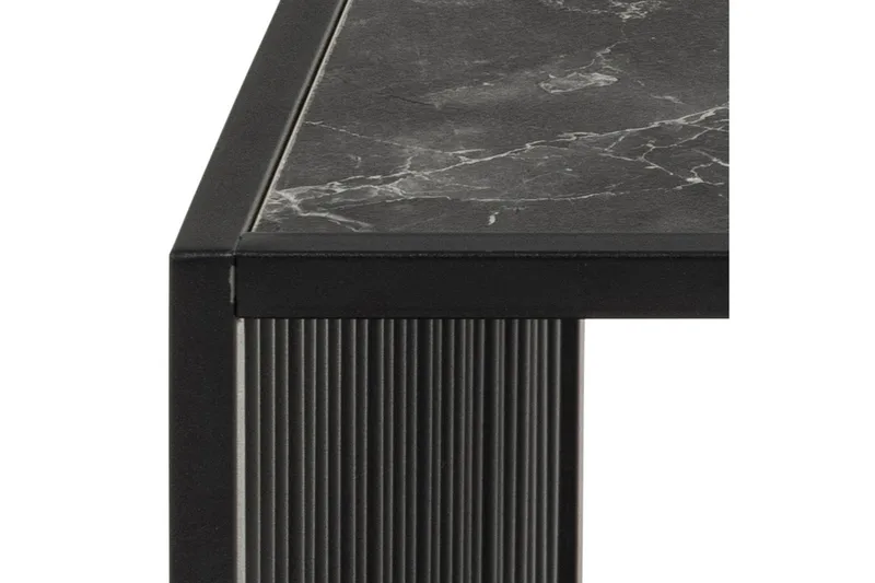 Saklani Sofabord 80x80 cm - Sort - Møbler - Bord - Sofabord & salongbord