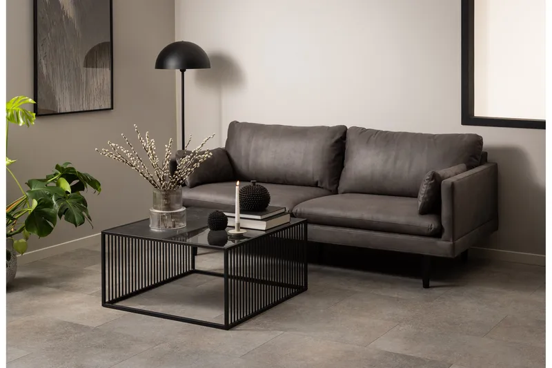 Saklani Sofabord 80x80 cm - Sort - Møbler - Bord - Sofabord & salongbord