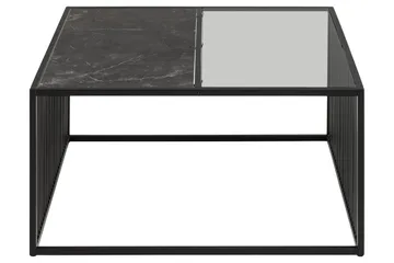 Saklani Sofabord 80x80 cm - Sort - Møbler - Bord - Sofabord & salongbord